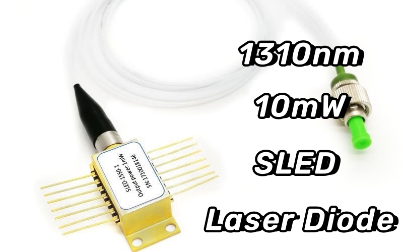 1310 nm 10 mW SLED-Superlumineszenz-Laserdiode