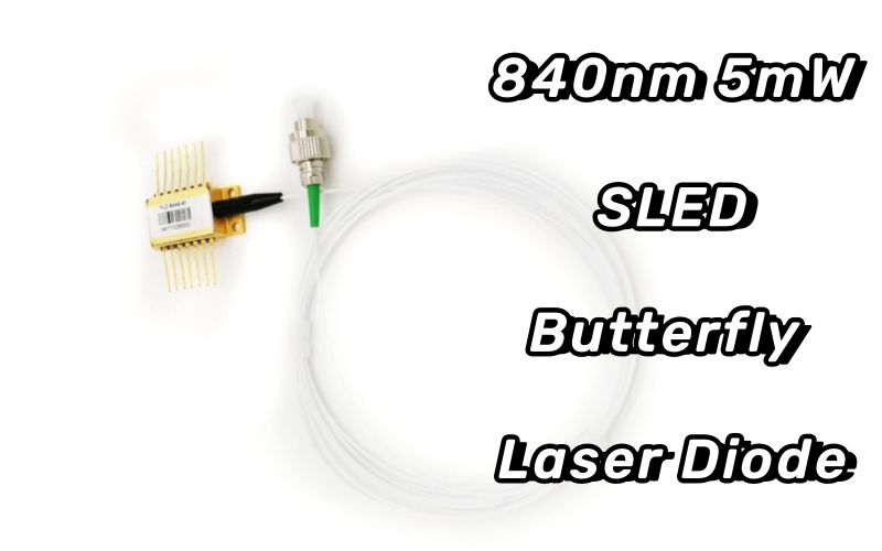 840 nm 5 mW SLED Butterfly-Laserdiode