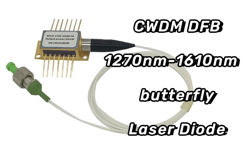 CWDM (1270 nm-1610 nm) 1625 nm 1650 nm DFB 14PIN Schmetterlingslaserdiode